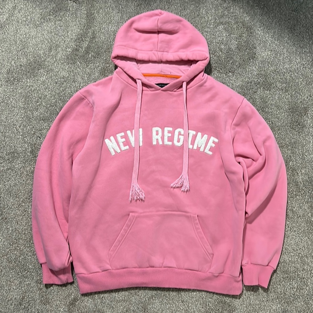 Y2K New Regime Pink Hoodie